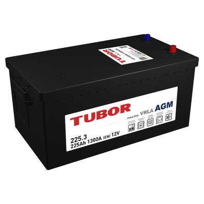 TUBOR 4610082700208 Аккумулятор AGM 225 Ah, 1250 A, 515,3 х 278 х 248 HCV