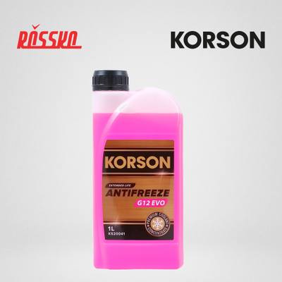 KORSON KS20041 Антифриз, концентрат G12 EVO розовый 1л