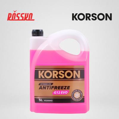 KORSON KS20043 Антифриз, концентрат G12 EVO розовый 5л