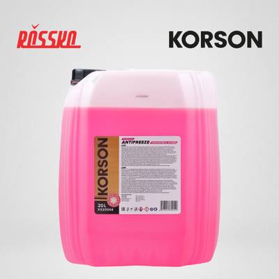 KORSON KS20044 Антифриз, концентрат G12 EVO розовый 20л