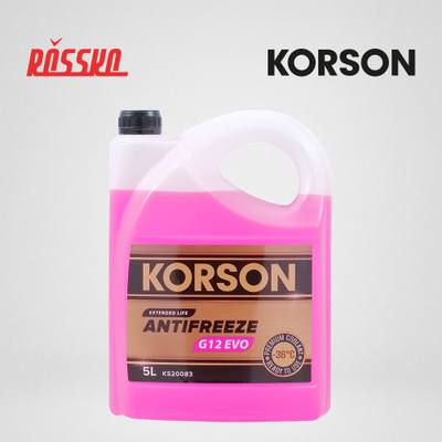 KORSON KS20083 Антифриз, готовый раствор G12 EVO -36 розовый 5л