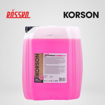 KORSON KS20084 Антифриз, готовый раствор G12 EVO -36 розовый 20л