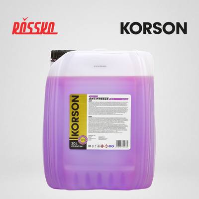 KORSON KS20094 Антифриз, готовый раствор ASIA Р-ОАТ фиолетовый -36 20л
