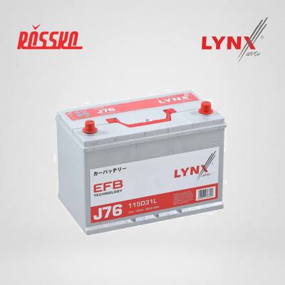 LYNXauto J76 Снят с производства Аккумулятор EFB 115D31L, 100 Ah, 800 A, обратная, 306x175x225, JIS