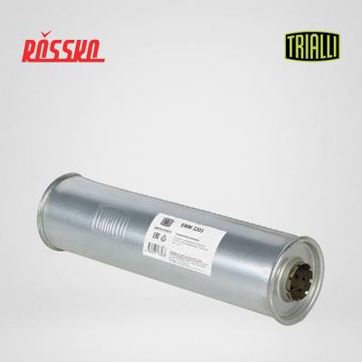 Trialli EMM 3203 Глушитель универс. (круглый) D=101 с перф. диффузором L=380, d=42 (алюм. сталь)