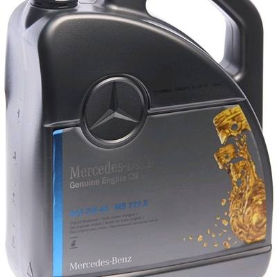 Mercedes A000989630813AAEW 5W-40 Genuine Engine Oil 229.5, 5л (синт. мотор. масло)
