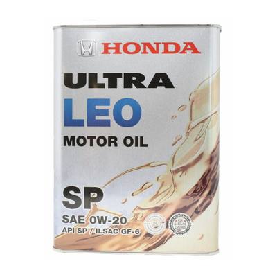 Honda 08227-99974HMR 0W-20 Ultra LEO API SP, ILSAC GF-6 4л (синт.мотор.масло)