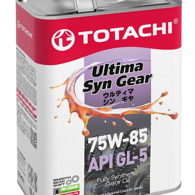 Totachi G3204 75W-85 Ultima Syn Gear GL-5 4л (синт. транс. масло)