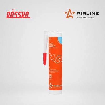 AIRLINE ADGC033 Клей-цемент для ремонта глушителей, картридж, 300 мл.