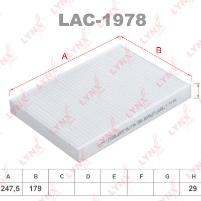 LYNXauto LAC-1978 Фильтр салона
