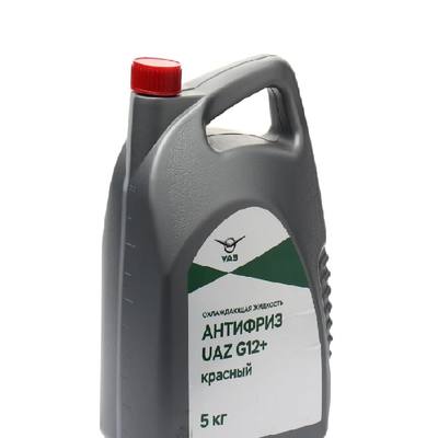 UAZ 000000473401710 Антифриз G12+ (красный), 5 кг