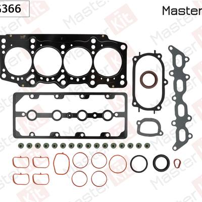 Master KiT 77BG366 Комплект прокладок головки блока цилиндров
