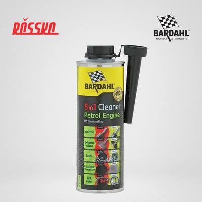 BARDAHL 2372B PETROL 5IN1 CLEANER очиститель турбины, клапанов и топливной системы, бензин (в бак), 0,5л