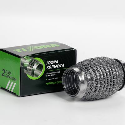 TIXONA P40100WM Гофра Кольчуга 40/100 (AISI 304 wire mesh, interlock)