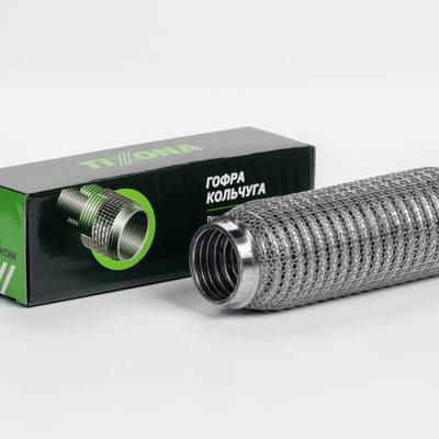 TIXONA P40200WM Гофра Кольчуга 40/200 (AISI 304 wire mesh, interlock)