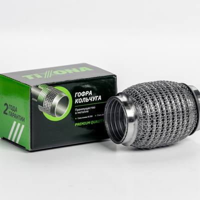 TIXONA P45100WM Гофра Кольчуга 45/100 (AISI 304 wire mesh, interlock)
