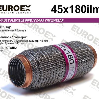 TIXONA P45180WM Гофра Кольчуга 45/180 (AISI 304 wire mesh, interlock)