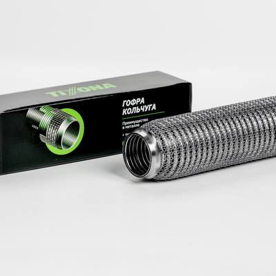TIXONA P45260WM Гофра Кольчуга 45/260 (AISI 304 wire mesh, interlock)