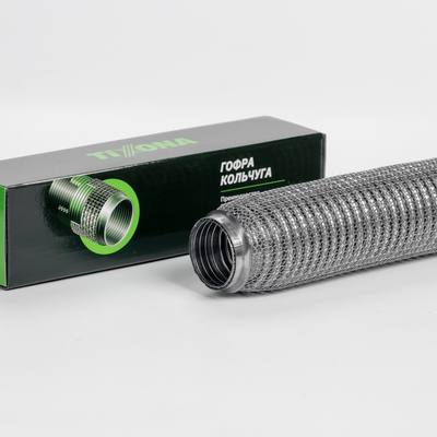 TIXONA P45280WM Гофра Кольчуга 45/280 (AISI 304 wire mesh, interlock)