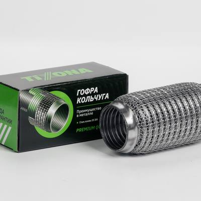 TIXONA P50150WM Гофра Кольчуга 50/150 (AISI 304 wire mesh, interlock)