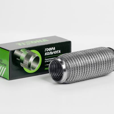 TIXONA P55200WM Гофра Кольчуга 55/200 (AISI 304 wire mesh, interlock)