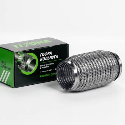 TIXONA P60150WM Гофра Кольчуга 60/150 (AISI 304 wire mesh, interlock)