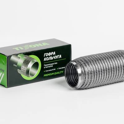 TIXONA P60200WM Гофра Кольчуга 60/200 (AISI 304 wire mesh, interlock)