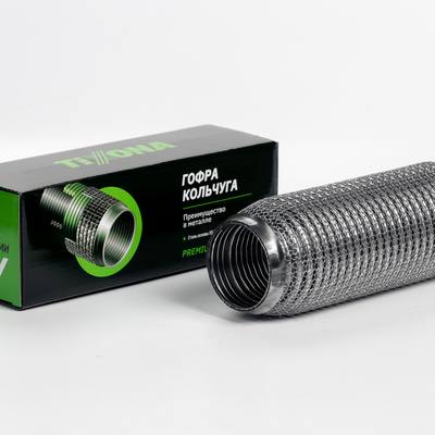 TIXONA P60250WM Гофра Кольчуга 60/250 (AISI 304 wire mesh, interlock)