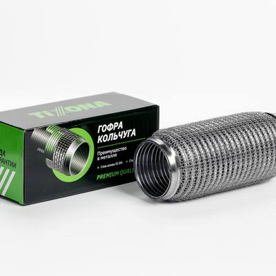 TIXONA P64200WM Гофра Кольчуга 64/200 (AISI 304 wire mesh, interlock)