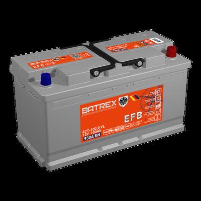 BATREX 4610082703056 Аккумулятор EFB 6СТ-100.0 Ah 930 A 352x175x190 обр