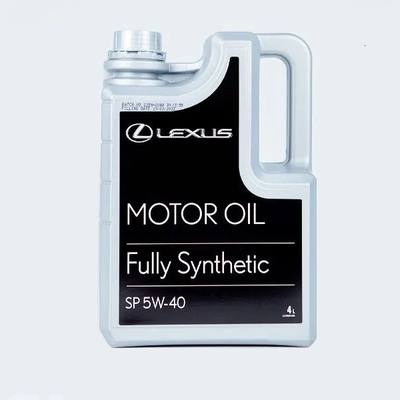 Toyota 08880-84136 5W-40 Motor Oil API SP, 4л Lexus (синт. мотор. масло)