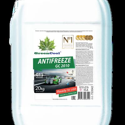 GreenCool 753542 Антифриз GС2010 G11 (Professional -45 +126), 20 кг (зел.)