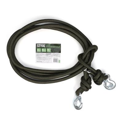 STVOL STBC0502 Трос буксировочный веревочный 5 т, 2 крюка, 5 метров