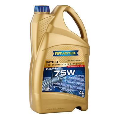 RAVENOL 1221104004 Масло трансмиссионное MTF-3 75W 4л (синтетика)