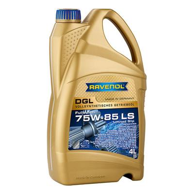 RAVENOL 1221107004 Масло трансмиссионное DGL 75W-85 4л (синтетика)