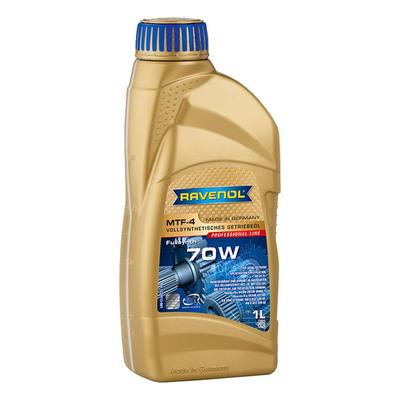 RAVENOL 1221113001 Масло трансмиссионное MTF-4 70W 1л (синтетика)