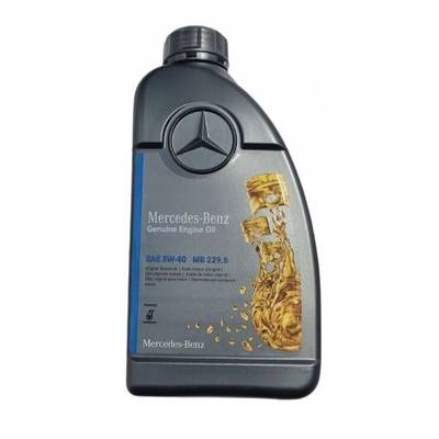 Mercedes A000989630811AAEW Масло моторное синтетическое Genuine Engine Oil 5W-40 229.5, 1л