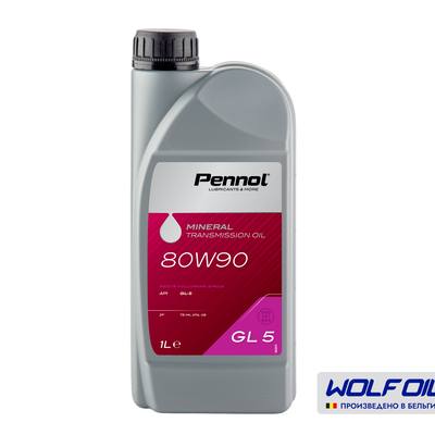 PENNOL 1047507 80W90 GL-5 Масло трансмиссионное минер. 1L
