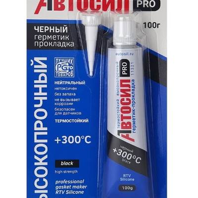 Автосил 11321100 Герметик-прокладка силиконовый черный от -50С до +300С 11321 (100 гр) АВТОСИЛ 11321-100