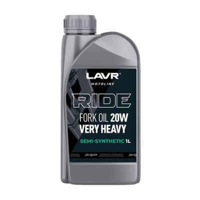 LAVR LN7786 Вилочное масло RIDE Fork oil 20W, 1л