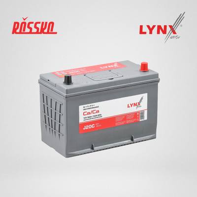 LYNXauto J20C Аккумулятор 90 Ah, 750 A, обратная, 301X172X220, JIS 105D31L