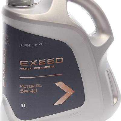 Chery/Exeed EXEED5W404 Масло моторное Exeed 5W-40 API SN/CF, ACEA A3/B4, нк. 4 л