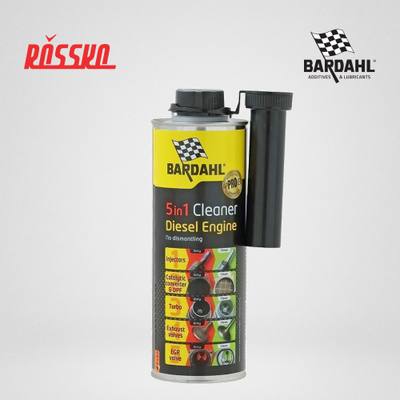 BARDAHL 9357B DIESEL 5IN1 CLEANER очиститель турбины, фильтра DPF и топливной системы, дизель (в бак), 0,5л