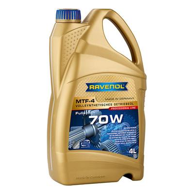 RAVENOL 1221113004 Масло трансмиссионное MTF-4 70W 4л (синтетика)