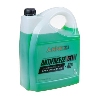 ARNEZI N0001005 Антифриз Green G11 готовый -40 зеленый 5 л
