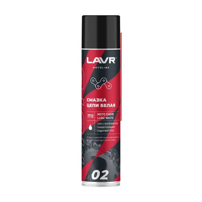 LAVR Ln7712 Смазка цепи Белая, 400мл