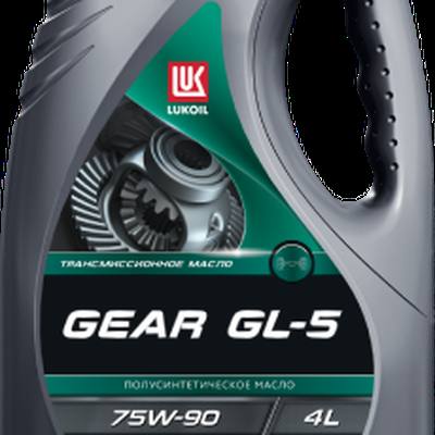 Лукойл 2240009 75W-90 GEAR, API GL-5, 4л, (полусинт.транс.масло)