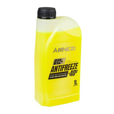 ARNEZI N0003001 Антифриз Yellow G12+ готовый -40 желтый 1 л