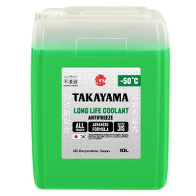 TAKAYAMA 700521 Antifreeze Long Life Coolant green -50 (10L) антифриз! готовый зеленый\