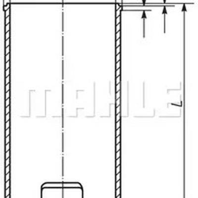 United Motors 99-LDU1154-000 Гильза сухая под обработку d76.50 (75.50), A=82.00, L=138.00, C=85.00, H=5.00